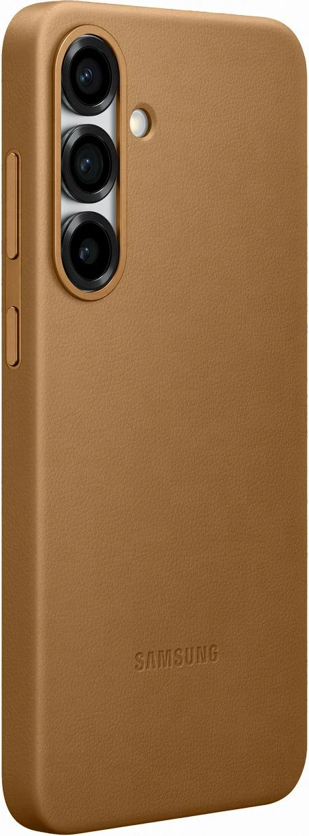 Mbështjellës Samsung KindSuit Case EF-VS936PFEGWW për Galaxy S25+, eko-lëkurë, ari