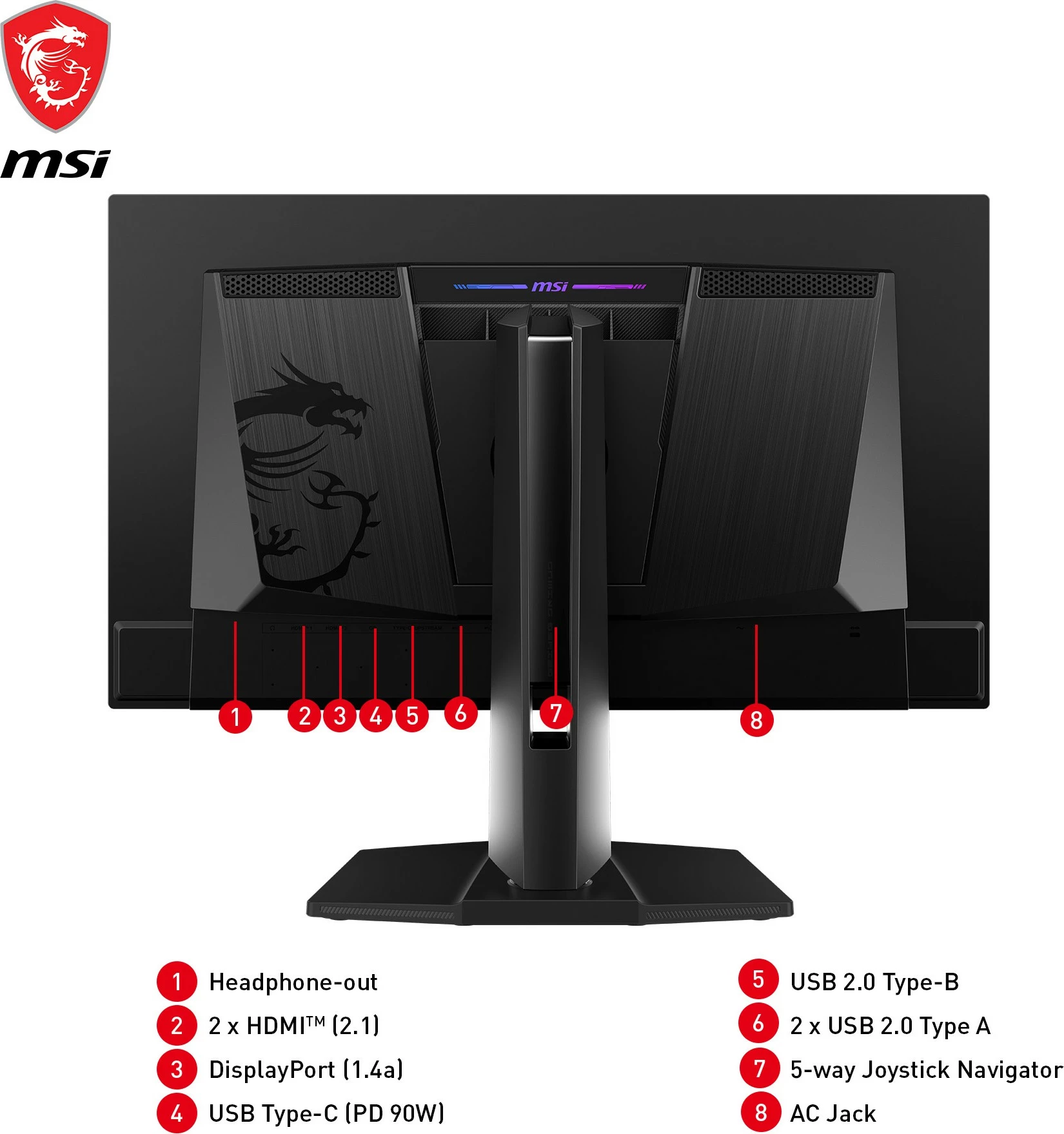 Monitor gaming MSI MPG 271QRXDE, 27 inç, QD-OLED, 360Hz, WQHD