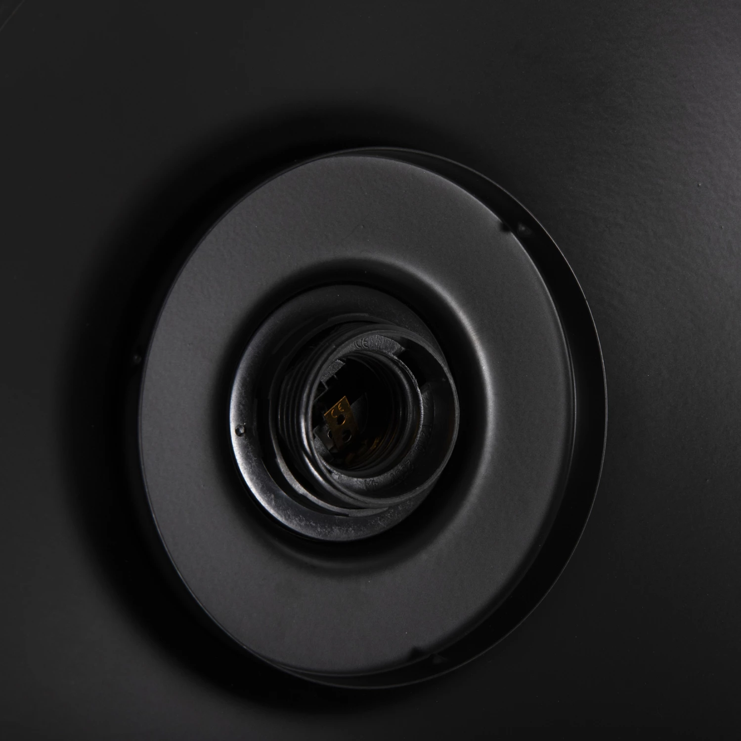 Llambë varëse tavani FH4119 metal-qelq, e zezë, Φ26x125H cm