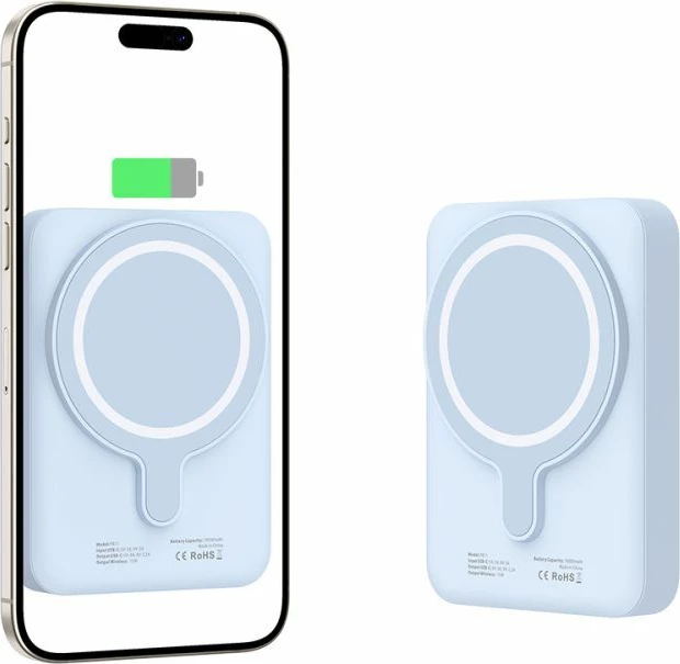 Powerbank Tech-Protect LifeMag PB11, 10000mAh, MagSafe, USB-C, kaltër