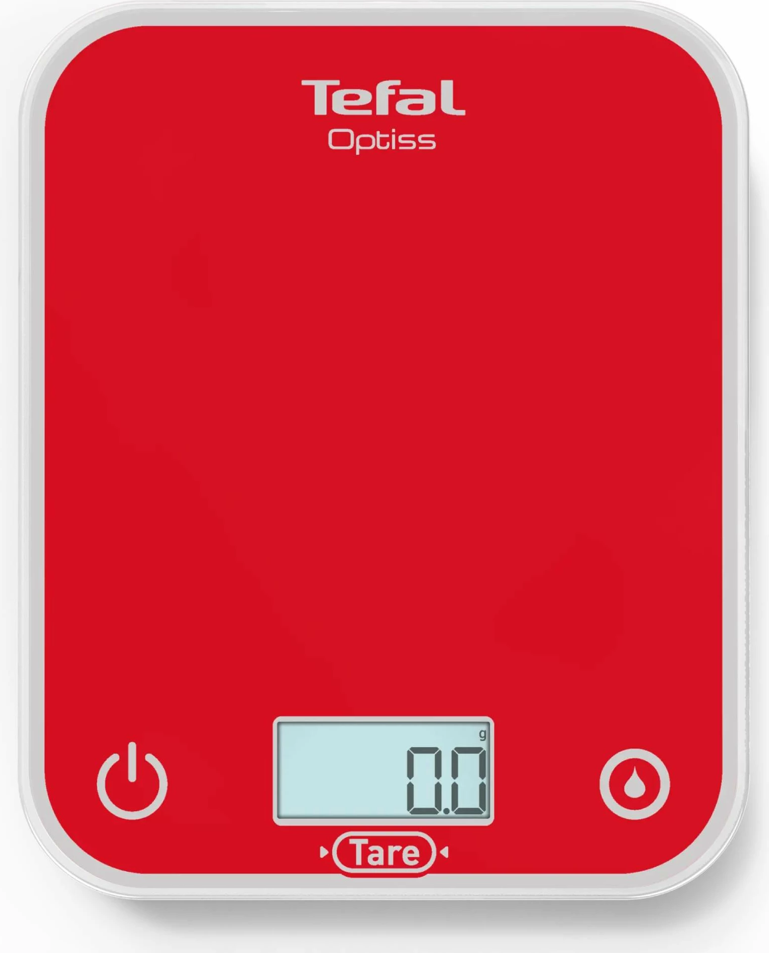 Peshore kuzhine, Tefal, Optiss, ekran LCD i madh, funksion Tare, matje lëngjesh, fikje automatike, e kuqe Raspberry