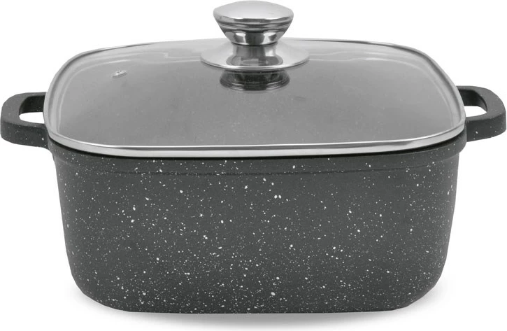 Tenxhere Maestro MR-2828 me kapak, 28 cm, 8 L, e zezë