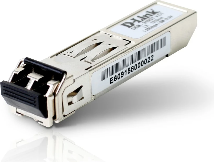 Modul fibër optike D-Link DEM-310GT, 1250 Mbit/s, SFP, LC, LX, Metallic