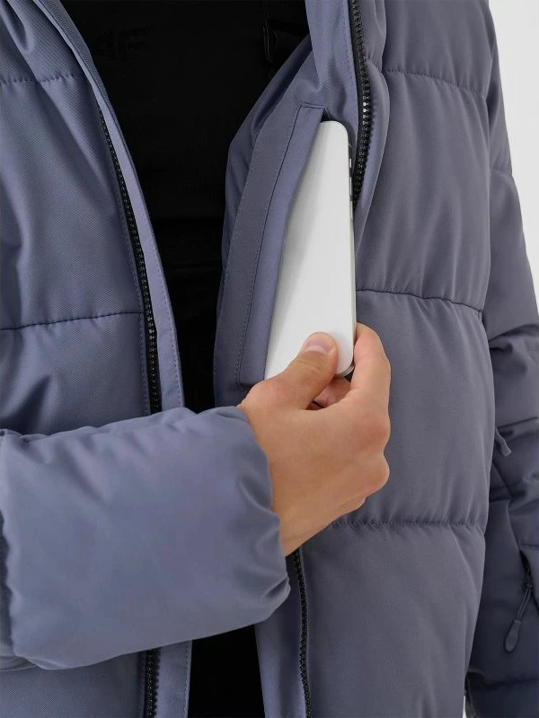 Jakne ski për meshkuj 4f, e kaltër