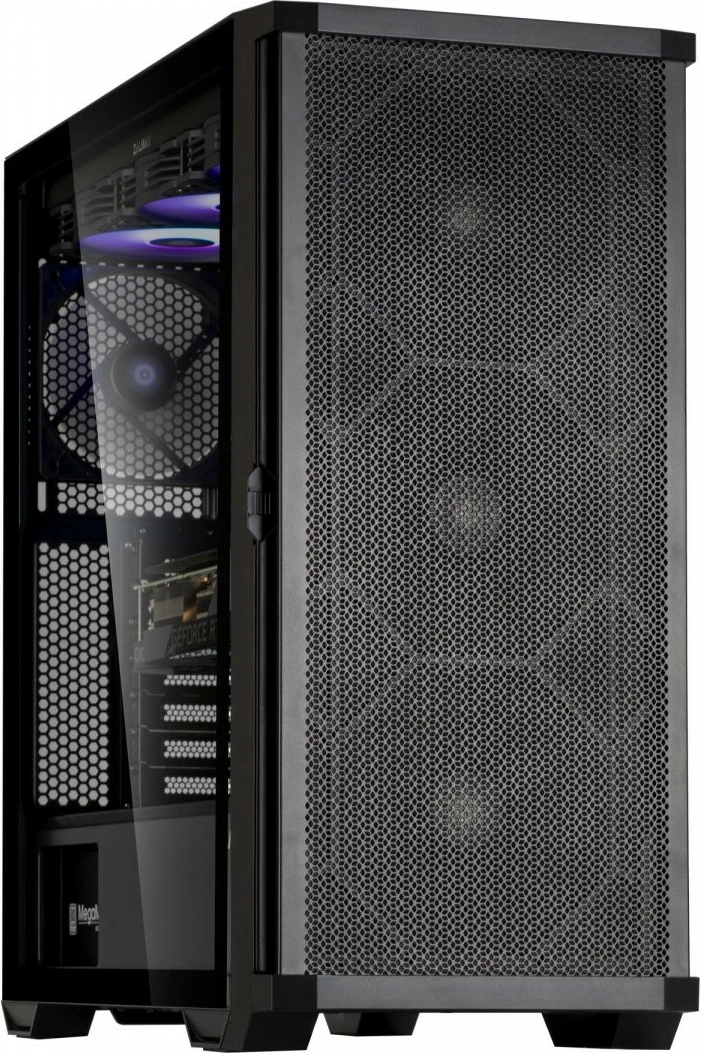 Kasë Zalman Z10, ATX Mid Tower, 4 ventilatorë, Tempered Glass, E zezë