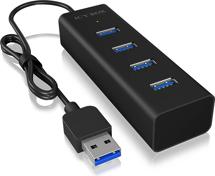 Hub USB ICY BOX IB-HUB1409-U3, 4 porta, 5000 Mbit/s, i zi