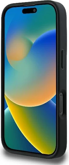 Mbështjellës Karl Lagerfeld Quilted Signature për iPhone 16 Pro, i zi