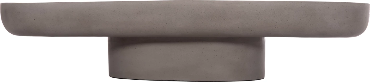 Tavolinë e ulët kafeje DESSY, fibër-cement, ngjyrë gri, FH18153.03, 151x66x30cm