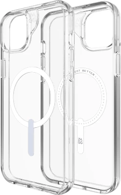 Mbështjellës Zagg Crystal Palace Snap MagSafe për iPhone 14 Plus / 15 Plus, Transparent