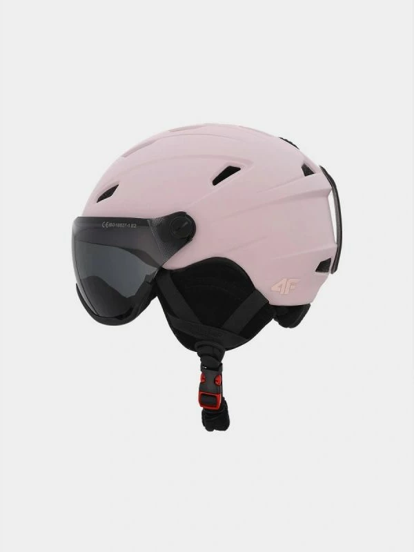 Helmetë skijimi unisex 4f me syze