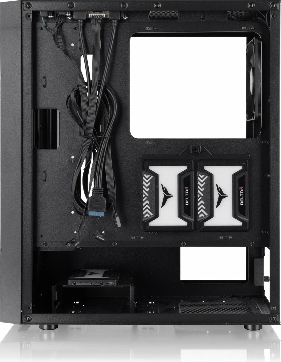 Kasë Thermaltake Versa XM1, Midi Tower, Tempered Glass, ATX, USB 3.0, e zezë