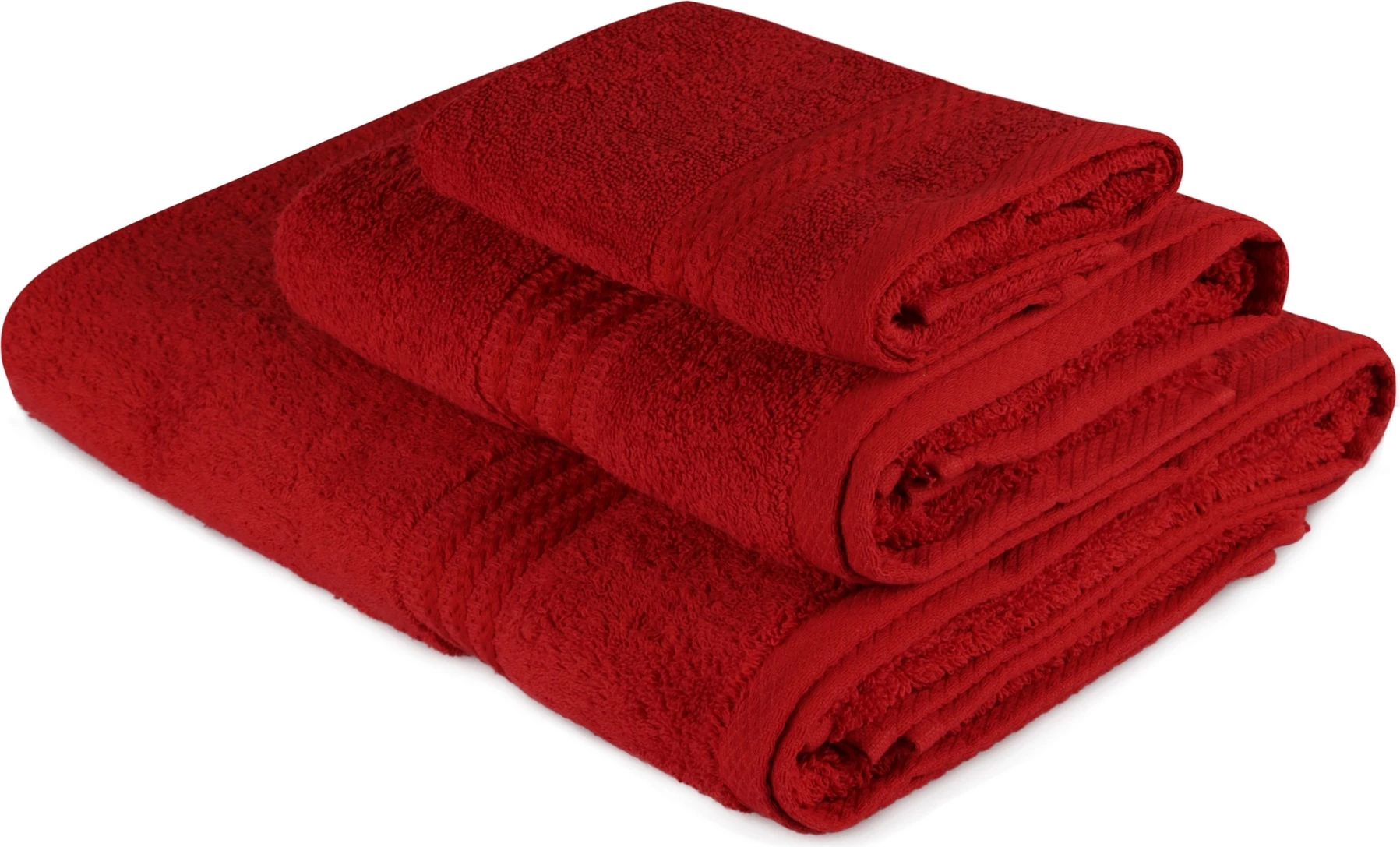 Set peshqirësh (3 copë), Mijolnir, ngjyrë e kuqe