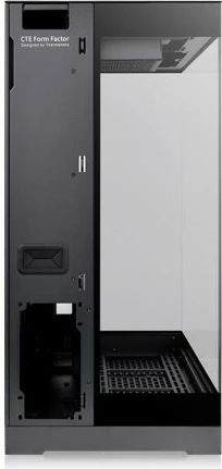 Kasë kompjuteri, Thermaltake, CTE E550 TG, midi tower ATX/E-ATX me qelq të temperuar, USB-C, 8 fole disku, e zezë