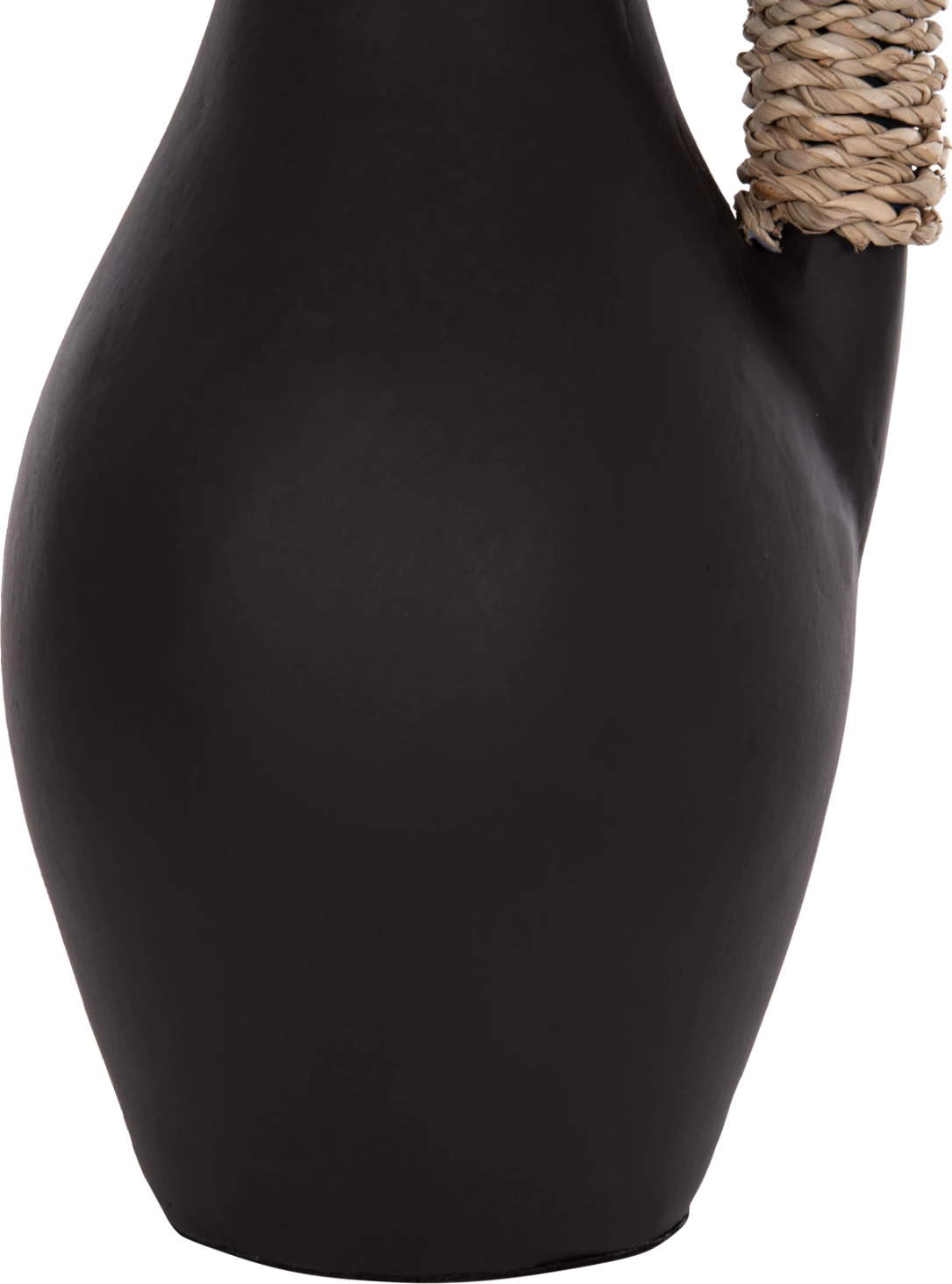 Vazo dekorative tavoline CAMMER, terrakotë e zezë, FH4687.01L, 18x39cm