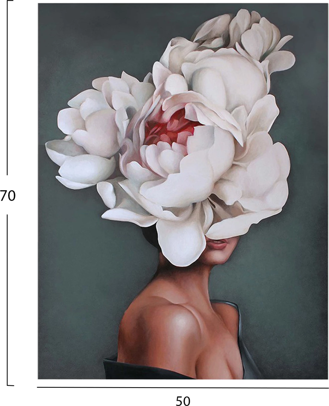 Pikturë muri GOBI FH4768, kanavacë e printuar, 50x3x70cm