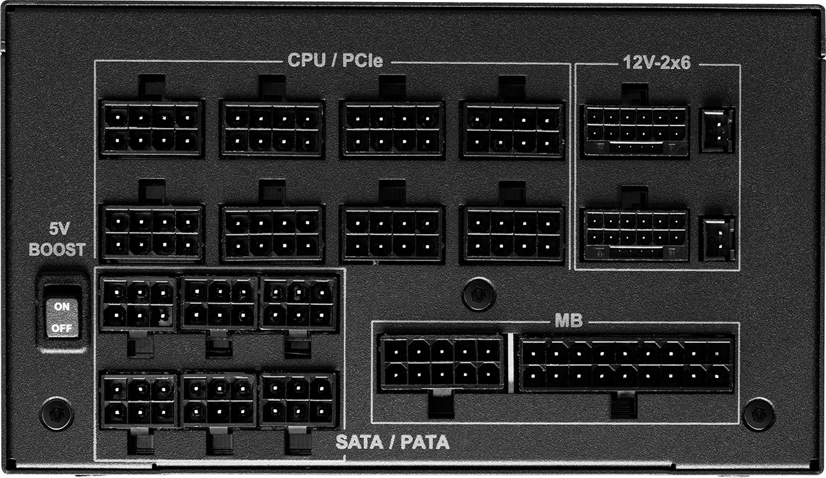 Kasë energjie ASRock Phantom Gaming PG-1600G, 1600W, ATX, 80+ Gold, e zezë