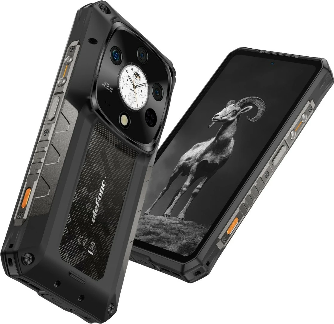 Celular Ulefone Armor 28 Pro 5G 16/512GB 6.67" AMOLED IP68/IP69K MIL-STD-810H Black