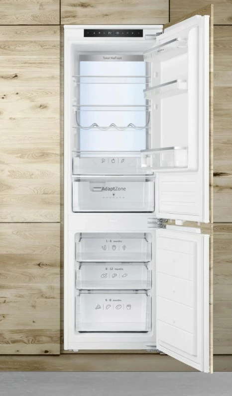 Frigorifer me ngrirës Amica BK2995.5FCNO, i integruar, 170L/67L, i bardhë