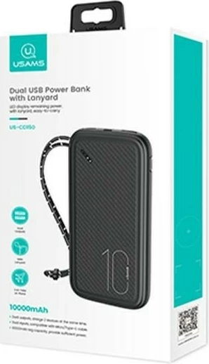 Powerbank USAMS PB56 10000mAh, 2xUSB, i zi