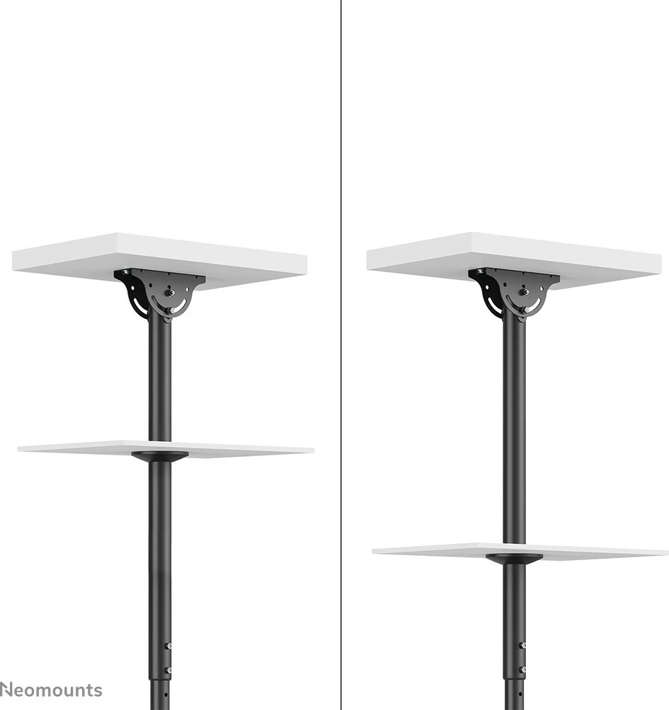 Mbajtës tavani për monitor/TV Neomounts CL35-340BL12, 23-42 inç, rregullim lartësie, i zi