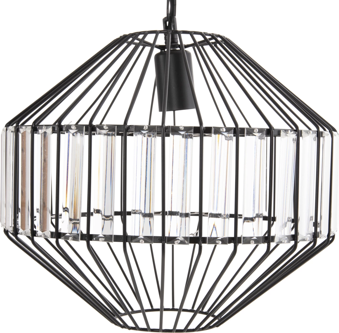 Llambë varëse tavani FH4092 metal i zi Φ33,5x29-127,5Hcm