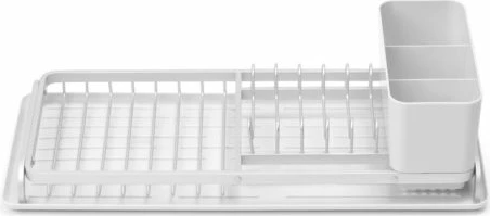 Tharëse enësh Brabantia Compact, me mbajtëse takëmesh e heqshme, 46.3 cm, gri e hapur