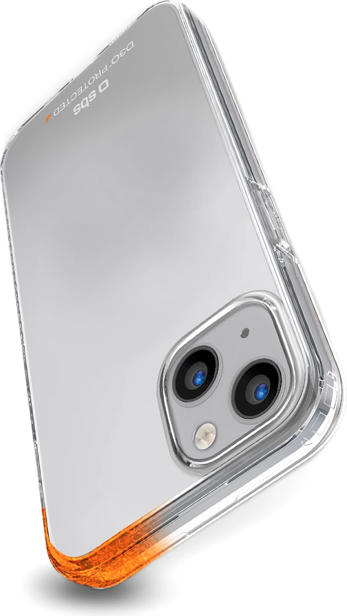 Mbështjellës SBS D3O për iPhone 15, transparent