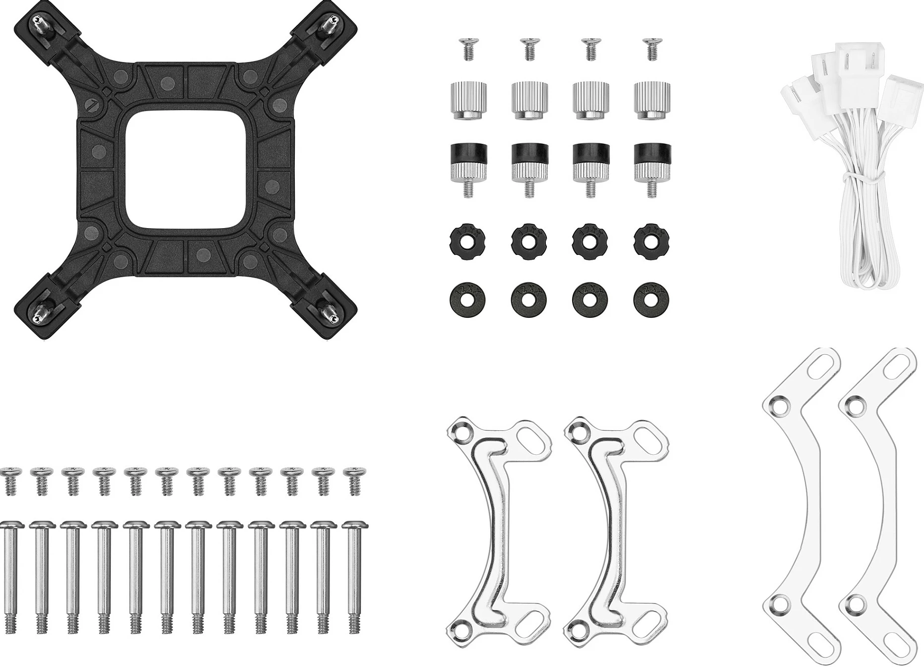 Kasë uji Deepcool LE360 WH V2, 3x120mm, RGB, e bardhë