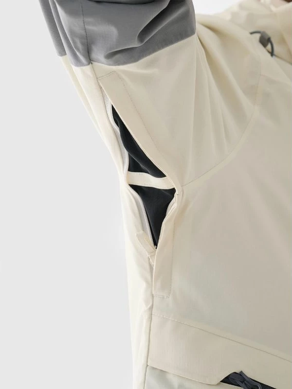 Jakne skijimi për femra 4F, e bardhë