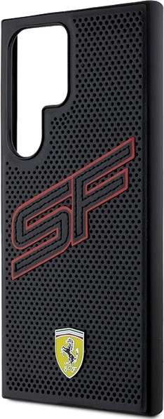 Mbështjellës Ferrari Big SF Perforated për Samsung Galaxy S24 Ultra, i zi