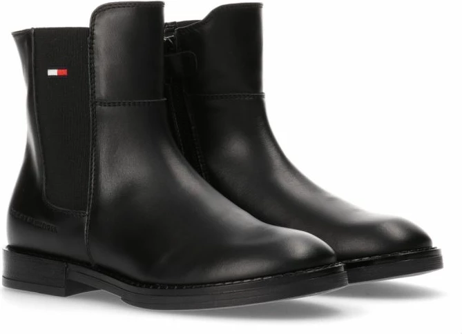 Çizme Chelsea për femra Tommy Hilfiger, të zeza