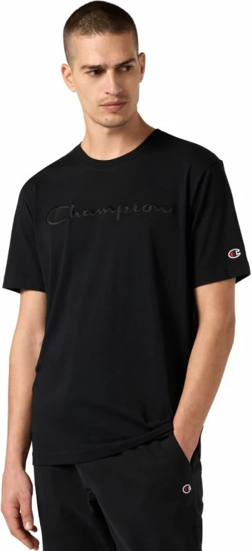 Maicë për meshkuj Champion, e zezë