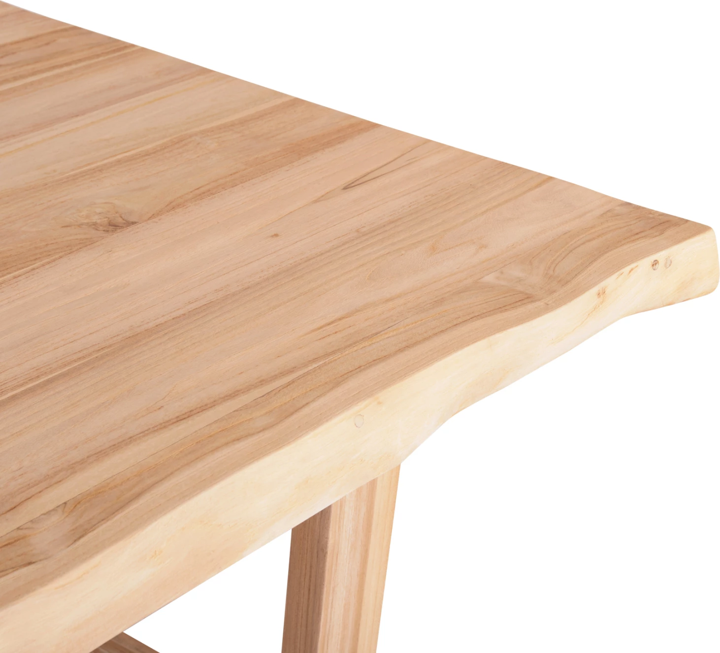 Tavolinë për ngrënie LEOPOLD FH9933.02 dru TEAK i fortë-ngjyrë natyrale e lehtë 200,5x107x76Hcm.