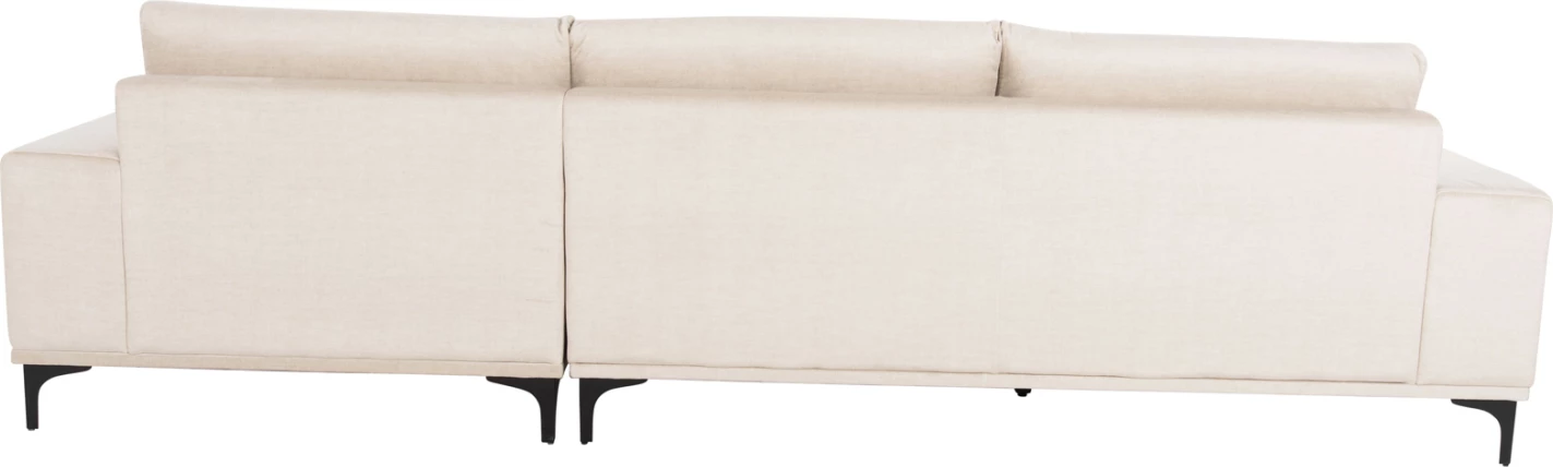 Divan qoshe (djathtas) NOA FH3278.01R pëlhurë ecru 288x90-157x67-80H cm