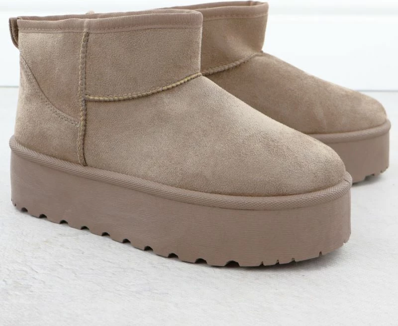 Çizme bore Potocki për femra, bezhë