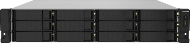 Server NAS QNAP TS-1232PXU-RP-4G 12-bay 4GB RAM 2x 10GbE SFP+ 2U Rack, e zezë
