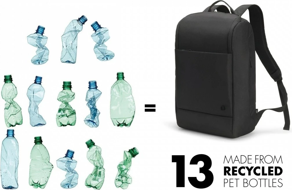 Çantë shpine për laptop DICOTA Eco Motion, 13-15.6 inç, e zezë