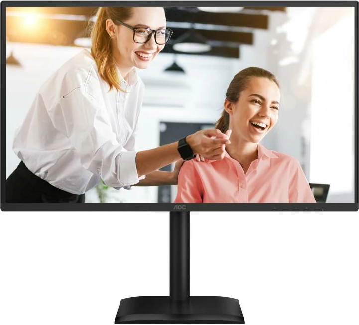 Monitor AOC Q27E4CV 27" QHD 120 Hz me dok USB‑C 90W, këmbë e rregullueshme, i zi