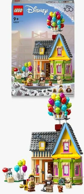 Set ndërtimi LEGO Disney 43217 Shtëpia e Carl-it nga "Up", shumëngjyrësh