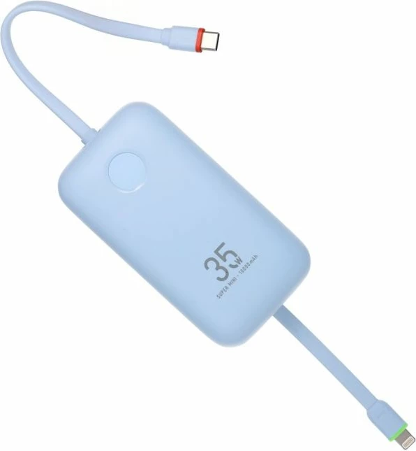 Powerbank VEGER W1188B 10000 mAh 35W me kabllo t’ndërtime, kaltër