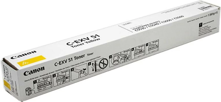 Toner Canon C-EXV 51 deri 24,000 faqe, e verdhë