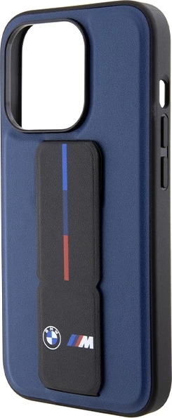 Mbështjellës BMW M Grip Stand Bicolor për iPhone 15 Pro, Blu