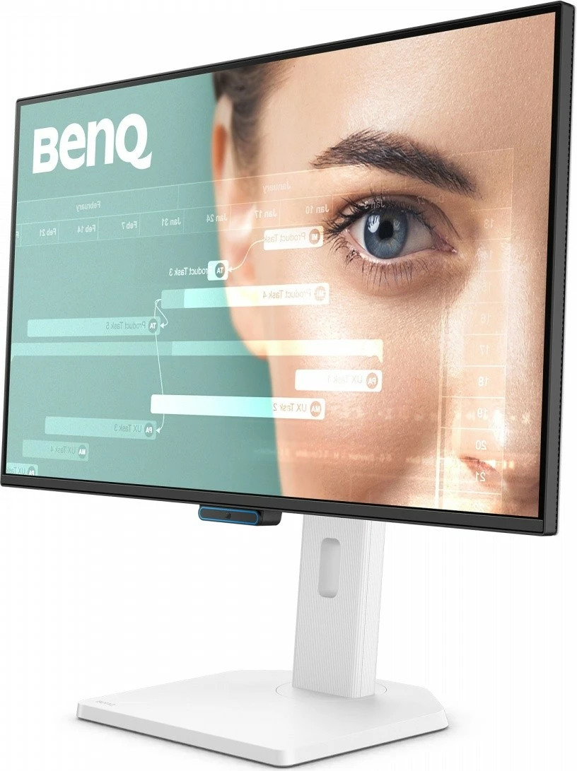 Monitor BenQ GW2790TC 27" FHD 144Hz IPS 5ms me altoparlantë, USB-C/HDMI/DisplayPort, rregullim lartësie & pivot, zi/bardhë, me kabllo HDMI