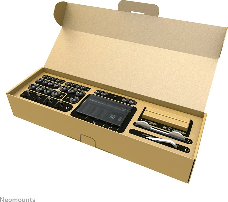 Mbajtës muri për TV Newstar Neomounts WL40S-840BL14, 32-65 inç, full motion, çelik, i zi