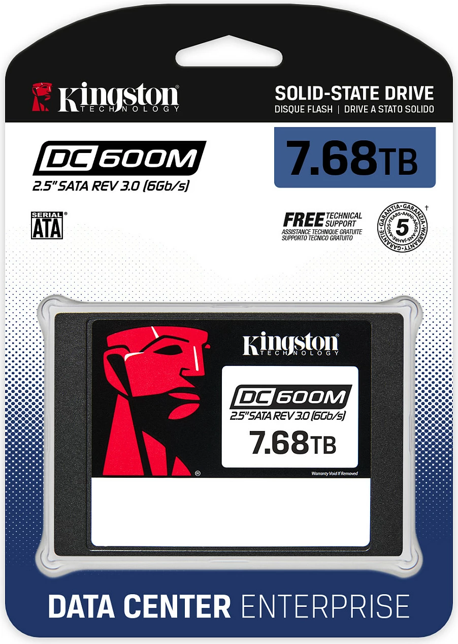 SSD Kingston DC600M 7680G, 2.5", 7.68 TB