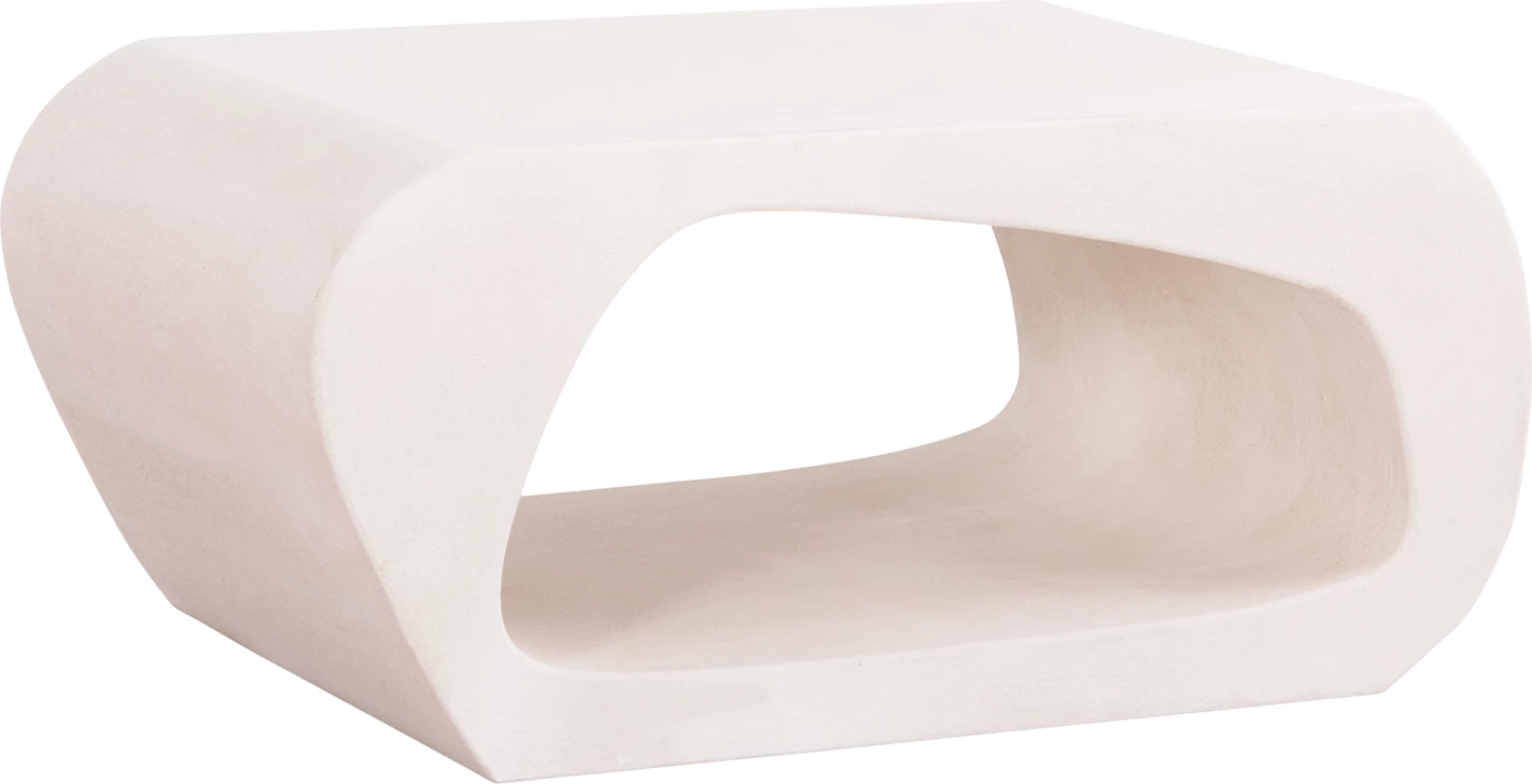 Tavolinë kafeje seri Santorini FH18071 MDF ngjyrë e bardhë 100x60x45Hcm.