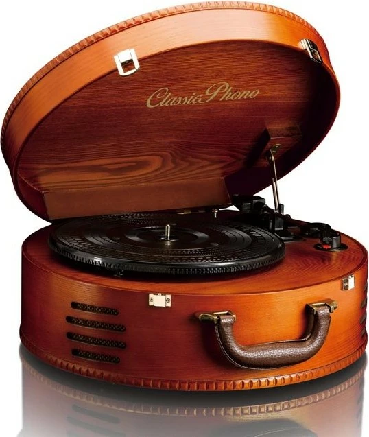 Gramafon Lenco TT-34, druri, USB, altoparlantë të integruar, kafe