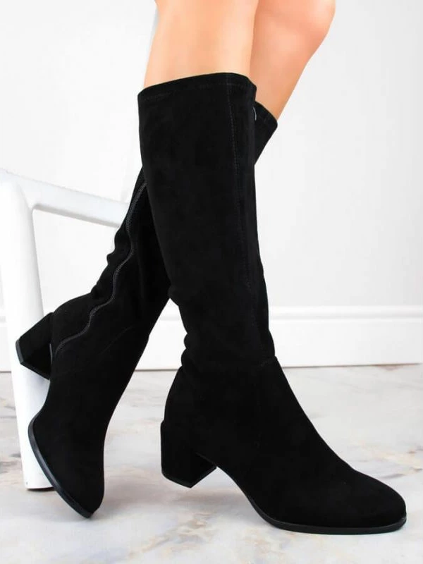 Çizme me take të larta LEONE Sergio Leone, të zeza