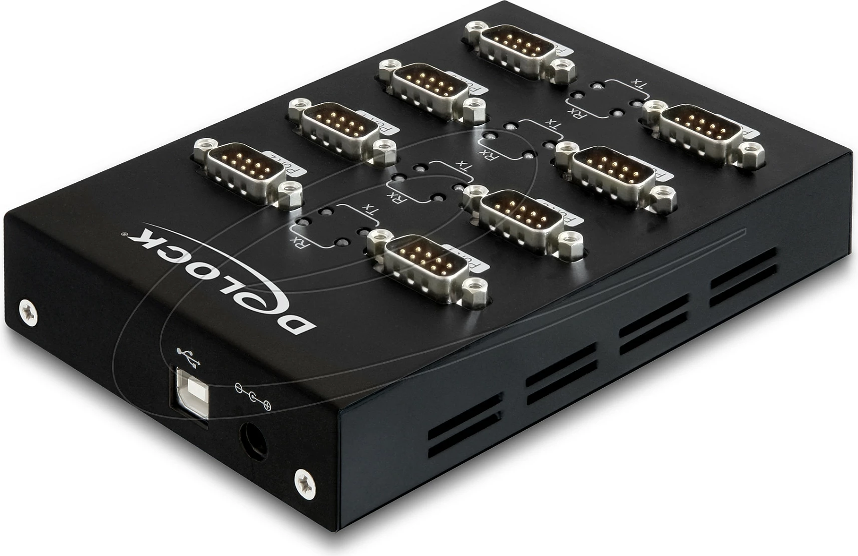 Adapter USB në serial LANCOM DeLOCK 61860, 8 porte, e zezë