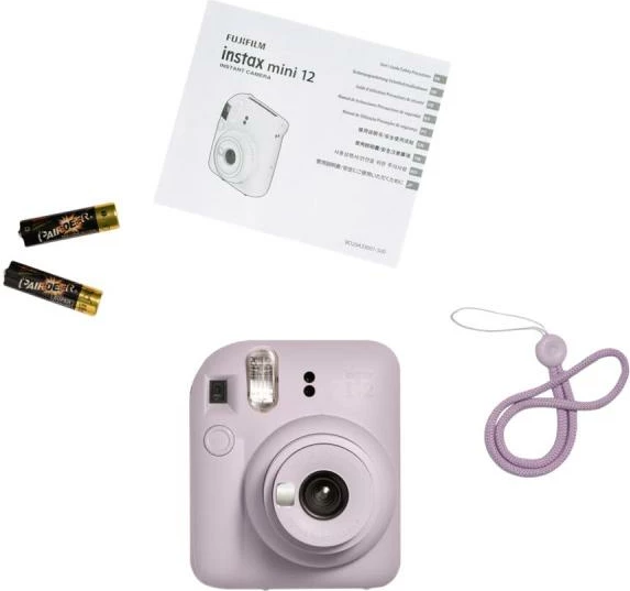 kamerë instant FUJIFILM Instax Mini 12, ekspozim automatik, close-up mode, selfie mirror, vjollcë